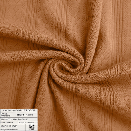 COTTON SPAN POINTELLE-D02