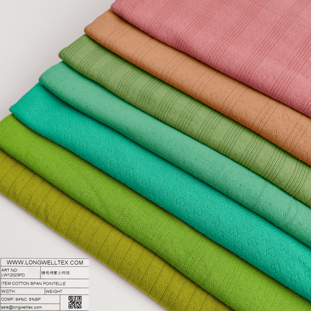 COTTON SPAN POINTELLE