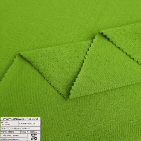 COTTON SPAN POINTELLE-D06