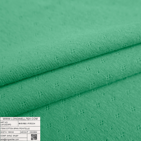 COTTON SPAN POINTELLE-D04