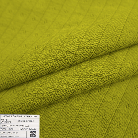 COTTON SPAN POINTELLE-D07