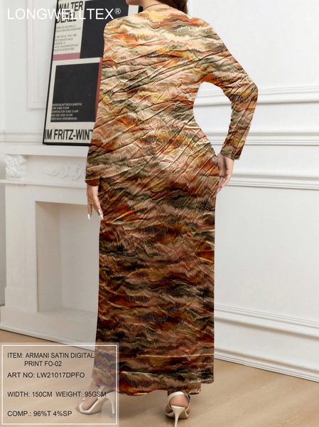 ARMANI SATIN DIGITAL PRINT FO-02