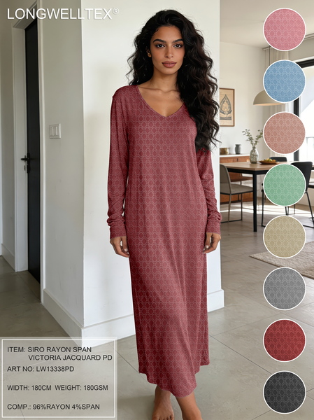 SIRO RAYON SPAN VICTORIA JACQUARD PD-08
